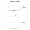 FarbenFroh by GUSTAV NEUSER, 50 Natural White Tent Cards, 4.5 x 10 cm view 4