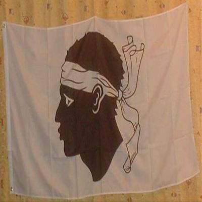 Corsica Flag 90 x 60 cm, Weatherproof and Fade-Resistant, for Indoor and Outdoor Use