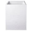 Ondis24 Vulkan 40 Planter Pot with Water Reservoir, Frost-Resistant (White Graphite) view 1