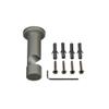 Liedeco Complete Curtain Rod Set, 20 mm Internal-Runner Profile, Aluminum, 240 cm view 3