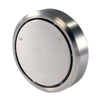 Westbrass Plastic Overflow Drain Cover for Partial or Full Tub Filling, Satin Nickel