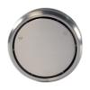 Westbrass Plastic Overflow Drain Cover for Partial or Full Tub Filling, Satin Nickel view 3