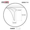 STEIGNER SDD02-T-14 Shower Seal, 140 cm, Transparent Silicone, 14.5 mm view 2