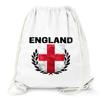 MoonWorks Gym Bag with Vintage England Flag, White view 1