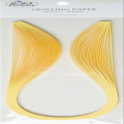Quilled Creations Quilling Paper .125" 50/Pkg - Pale Yellow