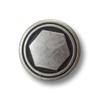 Set of 8 Small Flat Vintage Metal Buttons, Approx. 12 mm view 1