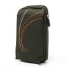 DFV mobile - Multifunctional Vertical-Stripe Pouch Case with Zipper and Carabiner for Samsung Google Nexus S I9023 - Green (16 x 9.5 cm) view 4