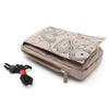 DFV mobile Multi-Functional Vertical Stripes Pouch Case for G'FIVE G10, Beige view 4