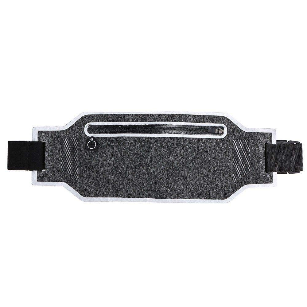 DFVmobile Waterproof Cycling/Running Waist Pack for Nokia 130 DUAL (2017), Gray