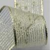 Furlanis Voile Decorative Ribbon with Bouclé Lam Yarn, Gold, 15 mm x 25 m view 2