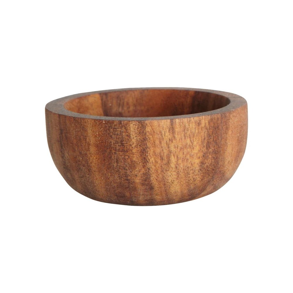 Nature Acacia Wood Egg Cup, 5.2 cm Diameter, 3 cm High