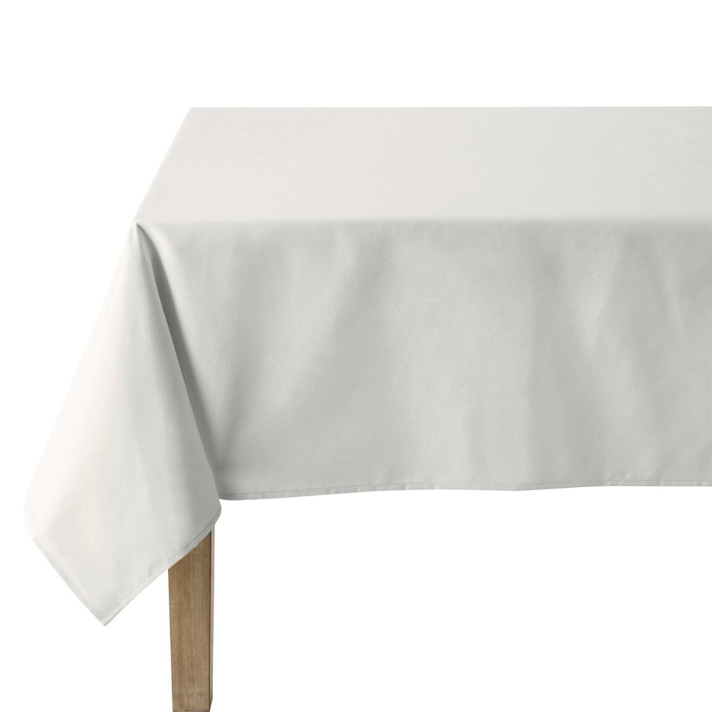 Coucke Solid Cotton Tablecloth, White, 150 x 190 x 0.03 cm