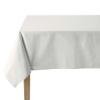 Coucke Solid Cotton Tablecloth, White, 150 x 190 x 0.03 cm view 1