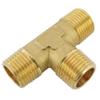 Fittingstore T-Piece with Male Threads, Brass/Nickel-Plated Brass, R 3/4" view 1