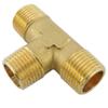 Fittingstore T-Piece with Male Threads, Brass/Nickel-Plated Brass, R 3/4" view 2