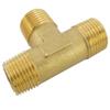 Fittingstore T-Piece with Male Threads, Brass/Nickel-Plated Brass, R 3/4" view 3