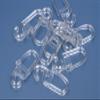Haus und Deko Pleat Hooks, 10 mm, 10-Pack, Transparent, for Gather Tape Curtain #199 view 2