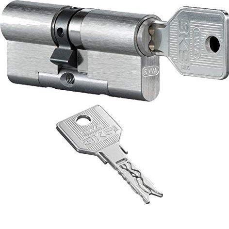 EVVA 3KS plus High-Security Double Cylinder, 56/46 mm, 3 Keys