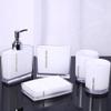 5-Piece Premium Acrylic Bathroom Set with Diamonds view 4