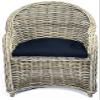 Rattan Patio Chair with Cushion view 1