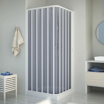 Forte PVC Shower Enclosure, 90 x 70 cm, H 185, Energy Side-Opening Model