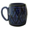 Blue Moroccan Hand-Painted Ceramic Cup view 1