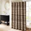 Madison Park Bellagio Shower Curtain, Transitional Bathroom Curtain, 183 x 183 cm, Taupe view 2