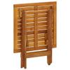 vidaXL Bistro Table 46x46x47 cm Solid Acacia Wood view 4
