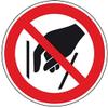 LEMAX No Reaching In Prohibition Sign, ASR/ISO, Self-Adhesive Film, 50 mm, 10 per Sheet view 1