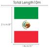 Mexican Flag Bunting, 120 m, 20 x 30 cm view 2