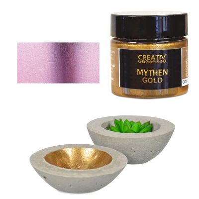 CREATIV DISCOUNT Mythen-Gold 45 ml, Metallic Decorative/Effect Paint, Rose