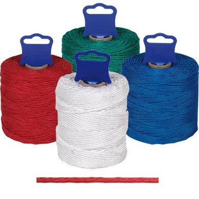 Braided Polypropylene Spool, 8842, 200 m, White
