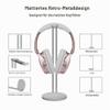 GEEKRIA Headphone Stand, Aluminum Alloy, Silver view 2