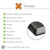 X17-A7 Notebook/Personal Organizer, 7 mm Thin, Brown Recycled Leather view 2