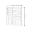 Patrol 4-Pack Wall Panels for Stackable Bins, Black view 2