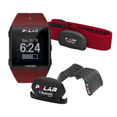 Polar V800 HR JNG Special Edition GPS Watch, Red