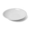 Holst Porcelain CT 021 Katja Flat Porcelain Plate, Coup Form, White, 20 cm, 6-Piece Set view 3
