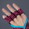 Chiba Women's Motivation Glove, Black/Pink/Turquoise, L, 40936 view 3