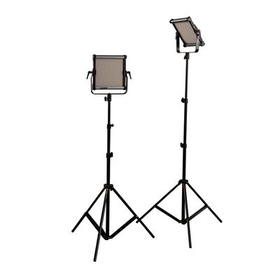 Weiwa 2x Bi-Color LED Panel Light Boling BL-2220PB, 576 LEDs, CRI 95+