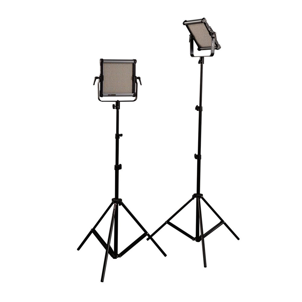 Weiwa 2x Bi-Color LED Panel Light Boling BL-2220PB, 576 LEDs, CRI 95+