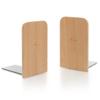 Winterworm Square Beechwood Bookends, Japanese Style view 1
