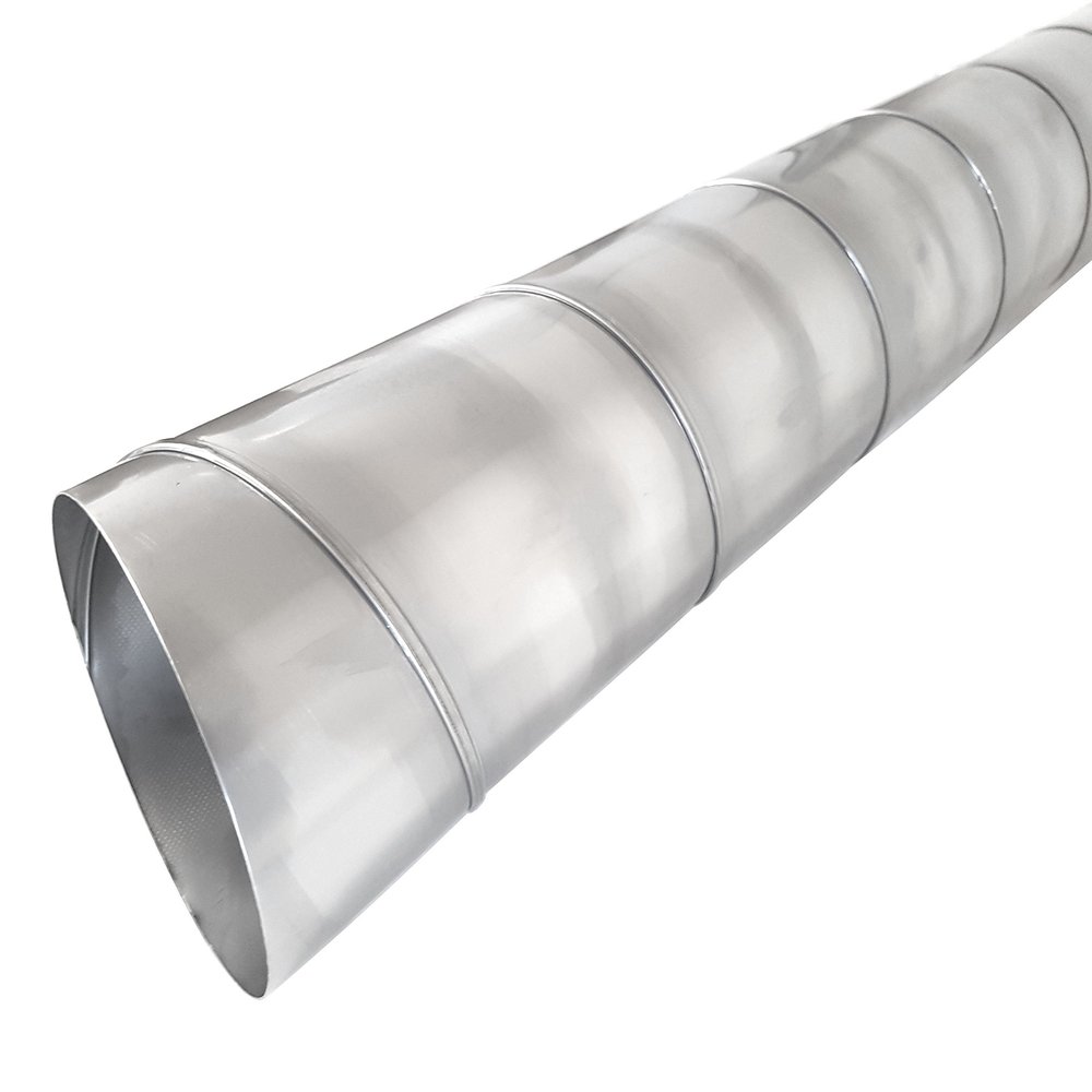 Intelmann Stainless Steel Spiral Duct, 150 mm × 1000 mm