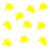 Miniblings 10-Pack Red Flock Hedgehog Iron-On Patches, 23 mm view 2