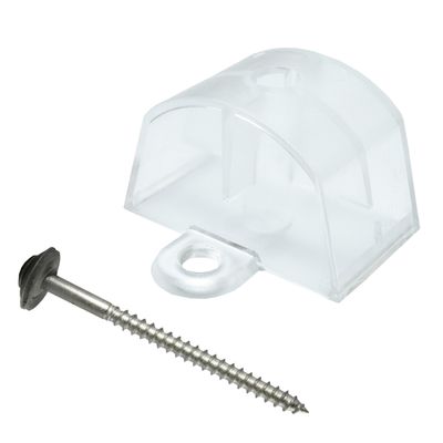 50 Sinus 130/30 P8 Profile Spacers + 4.5 x 65 mm A2 Roofing Screws, 15 mm