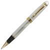 Abcsea Classic-Style Ballpoint Pen, Golden Order - Silver White view 1