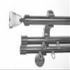 BASIT 3-Track Curtain Rod, Stainless Steel Look, 160 cm view 1
