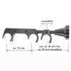 BASIT 3-Track Curtain Rod, Stainless Steel Look, 160 cm view 2