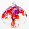 Milford Collection Orb Tree of Life Large Glass Globe - Garnet view 1