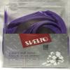 30 Self-Tying Rosettes, 3.0 cm, Svelto Strip, Lavender view 3