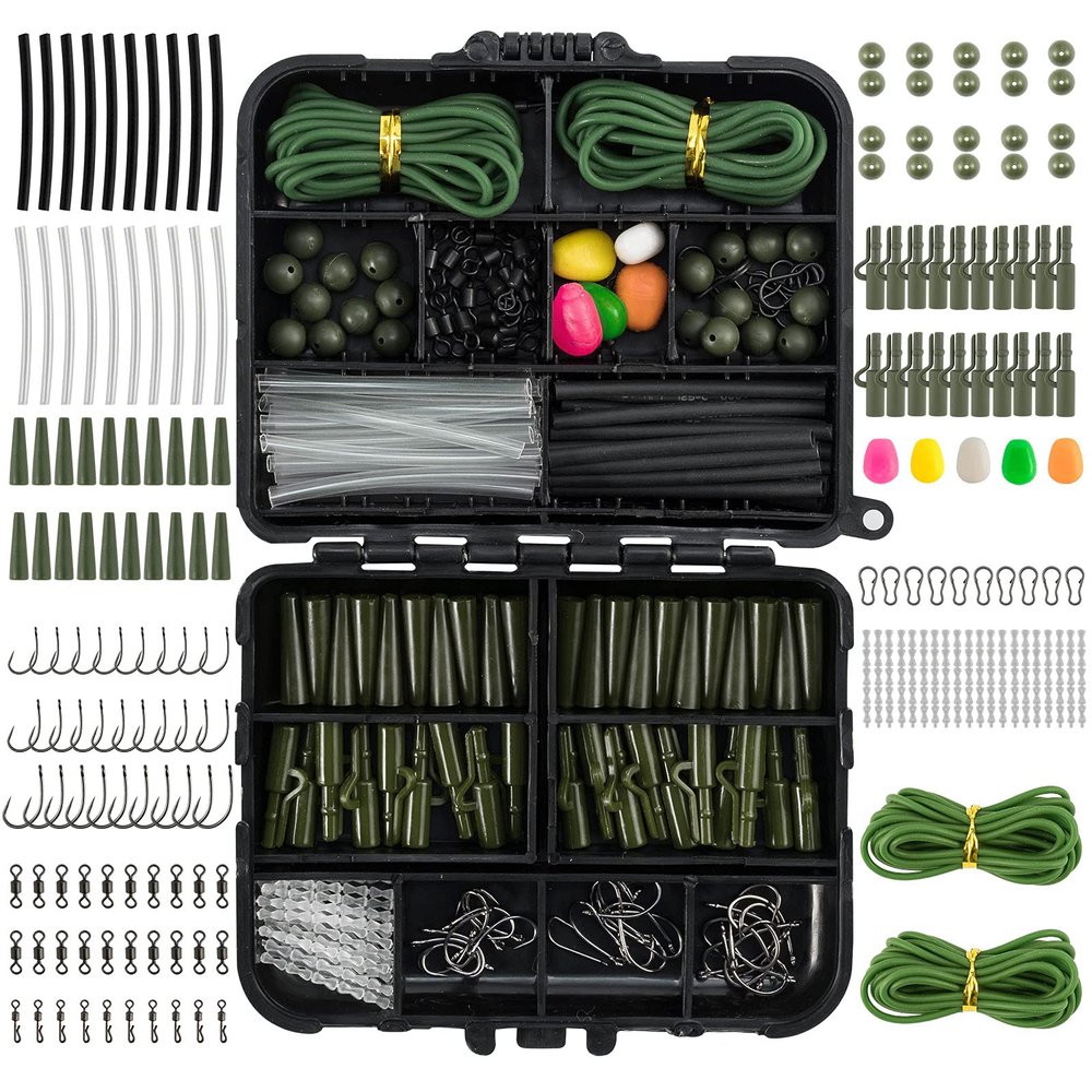 Dr. Fisch Carp Fishing Set, 219-Piece, Green